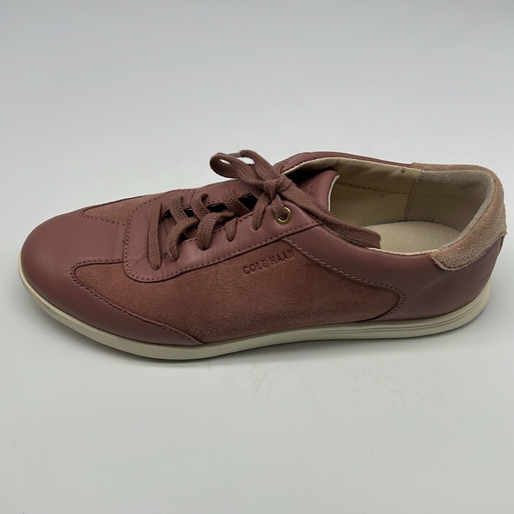 Cole Haan - Burlwood Grand Crosscourt Turf Suede Leather Sneakers Size 8 - Picture 13 of 16